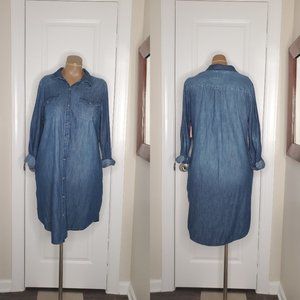 Button Up Jean Dress